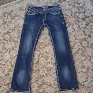 Rock & Roll Cowgirl Women's Blue Boot Cut Jeans